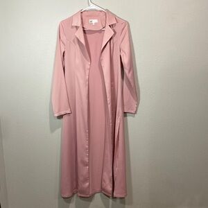By the way‎ duster jacket dusty rose pink